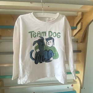 Zara Boys White Team Dog Shirt
